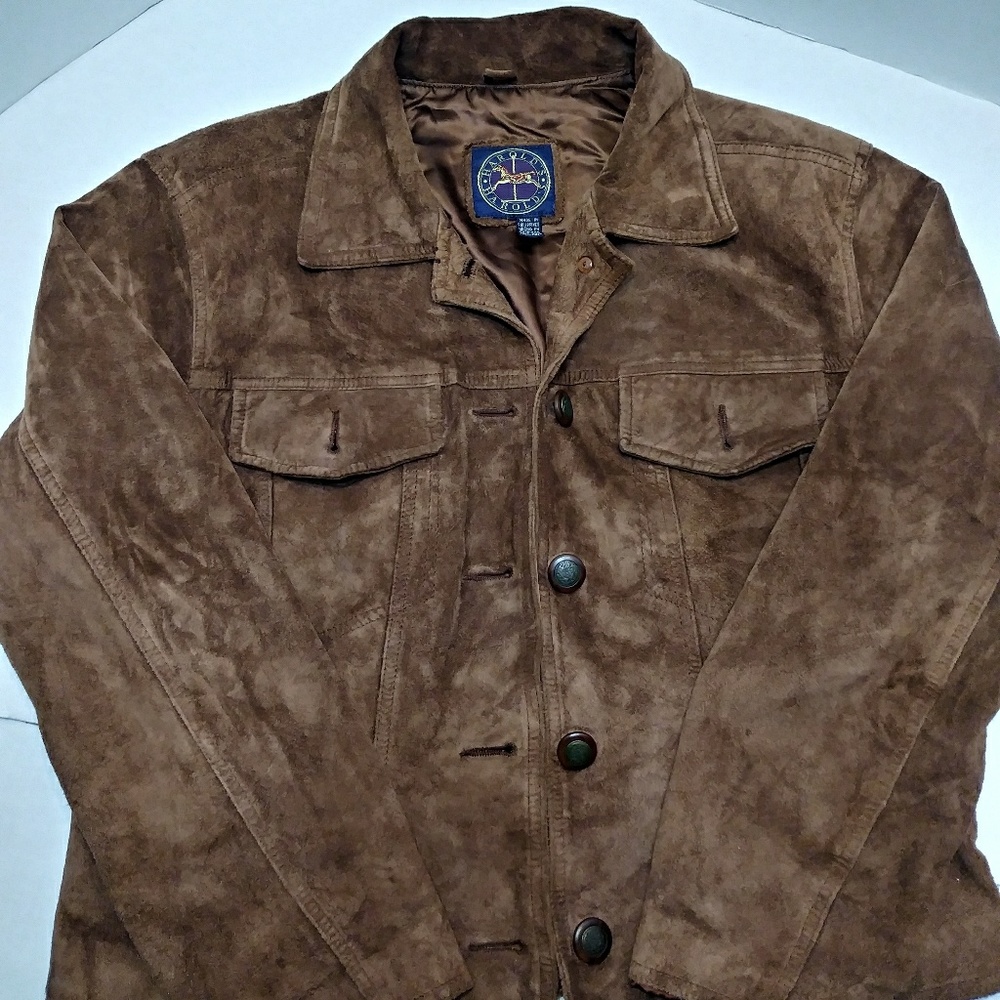 Harolds Woman's Vintage Suede Leather Jacket